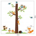 Lovely Animals Growth Chart Wall Sticker